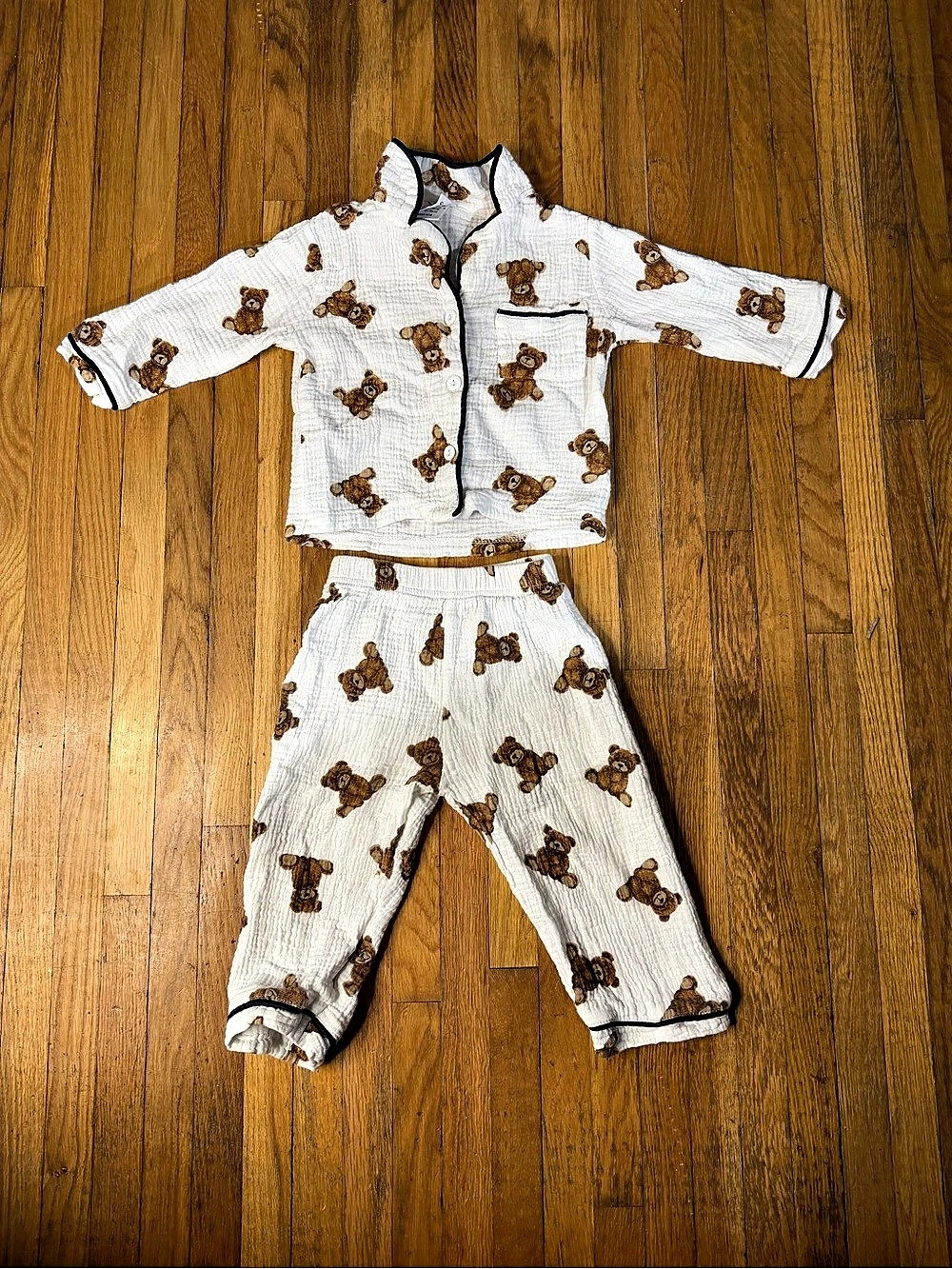 Korean brand 2T Teddy Bear Pajamas